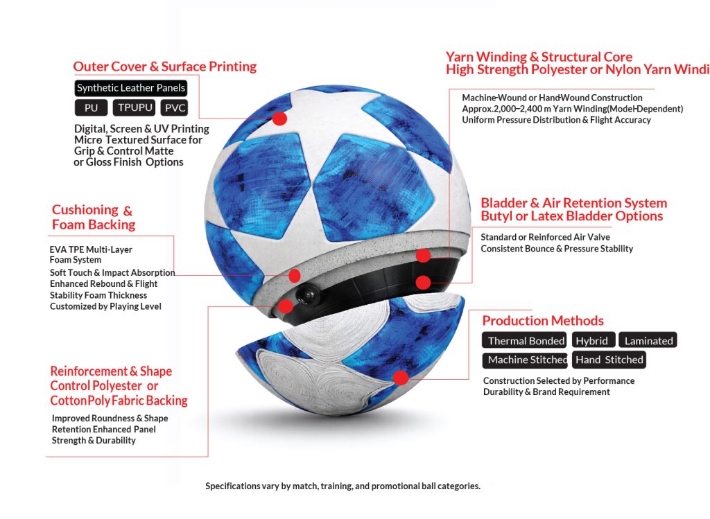 hyperedge thermal bonded soccer ball 3d